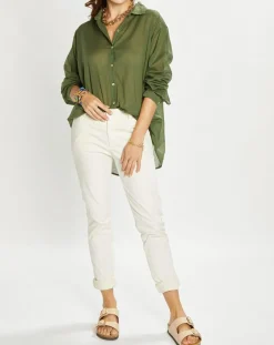 Femme Lauren Vidal Pantalon Pants écru