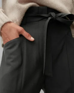 Femme Marc O'Polo Pantalon Paper Bag noir
