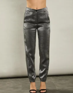 Femme Hartford Pantalon Parfait argenté