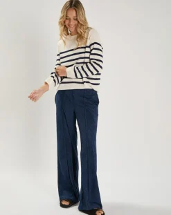 Clearance An'ge Pantalon Patryna marine