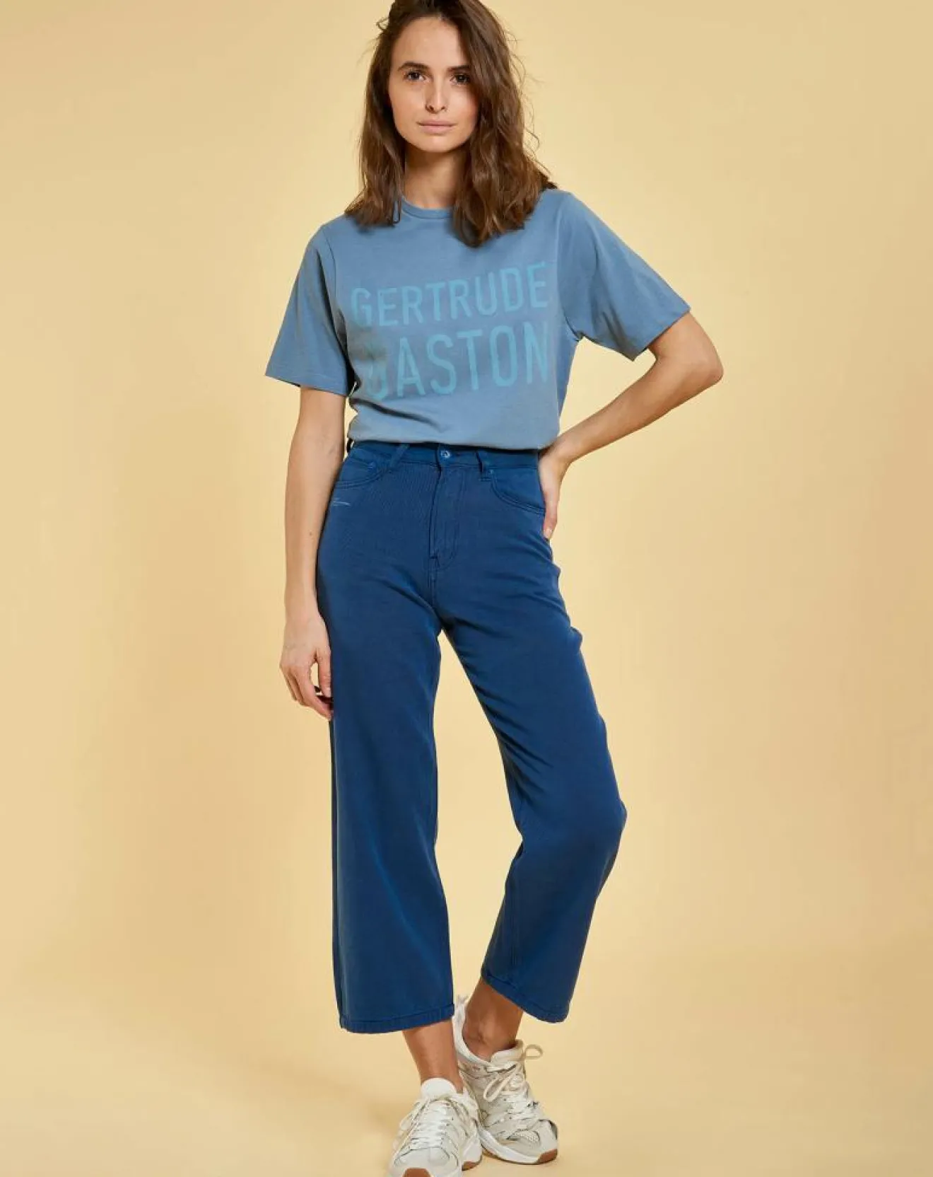 Discount Gertrude + Gaston Pantalon Paula bleu