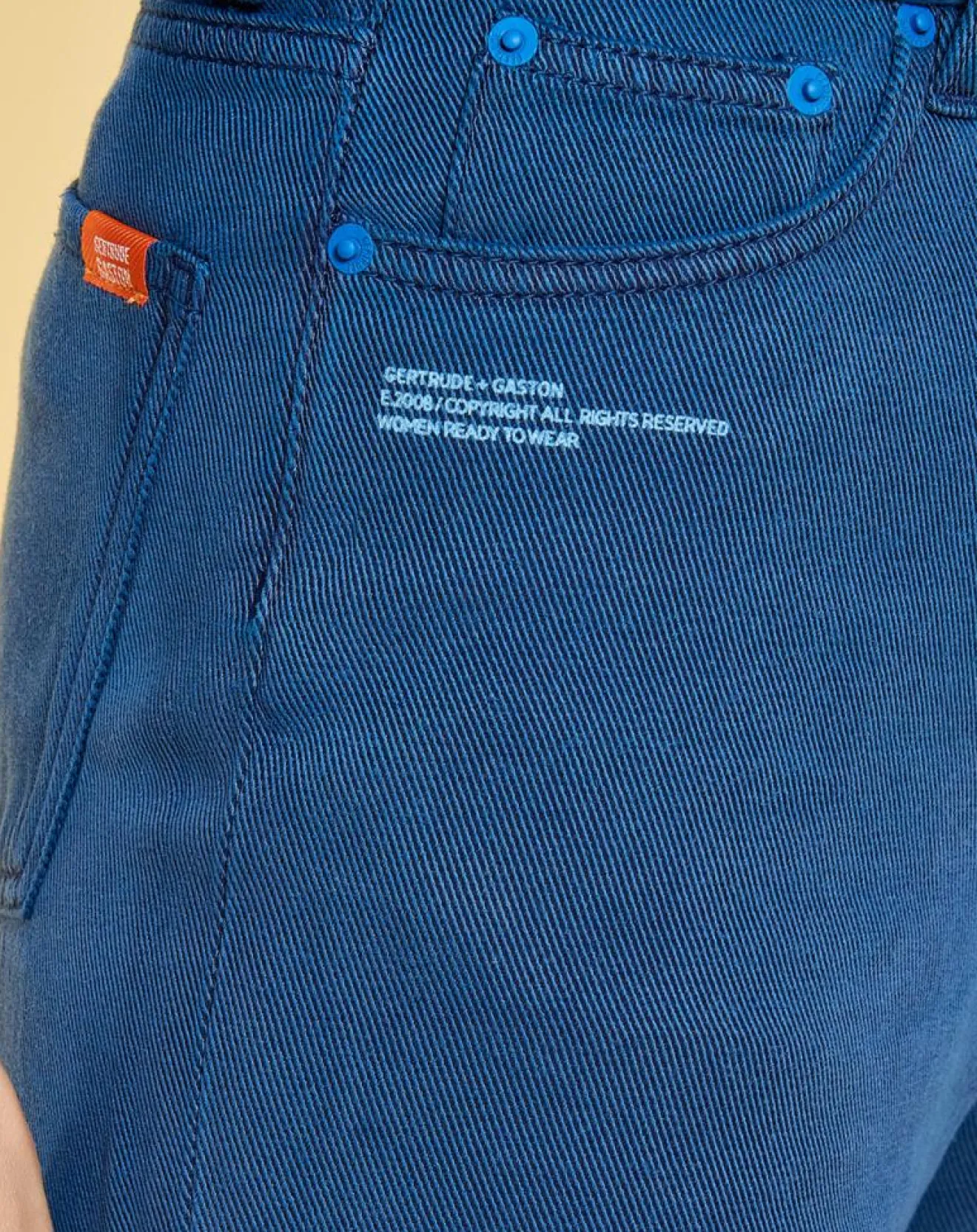 Discount Gertrude + Gaston Pantalon Paula bleu