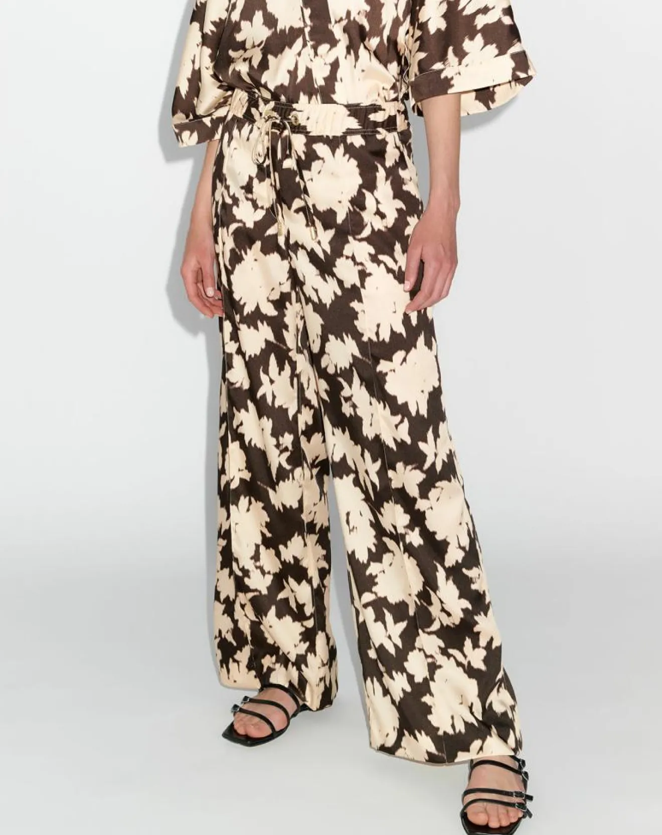 Sale Zapa Pantalon Perline chocolat