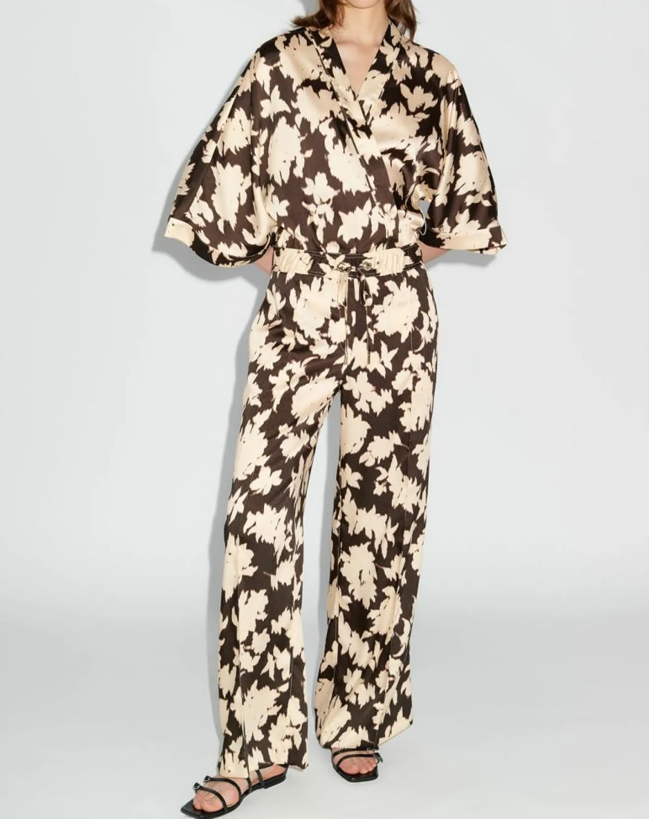 Sale Zapa Pantalon Perline chocolat