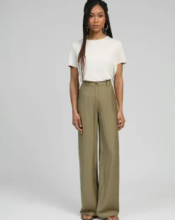 Hot An'ge Pantalon Phoebelane kaki