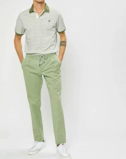Homme Hackett London Pantalon Pigment Jogger kaki