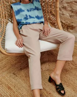 Femme Belair Pantalon Portia beige