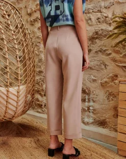 Femme Belair Pantalon Portia beige