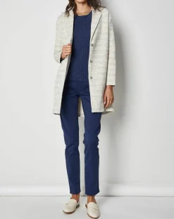 Femme Swildens Pantalon Qajou indigo