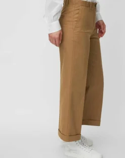 Femme Marc O'Polo Pantalon Ramie marron