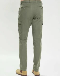 Sale Hackett London Pantalon Regular Fit Cargo kaki