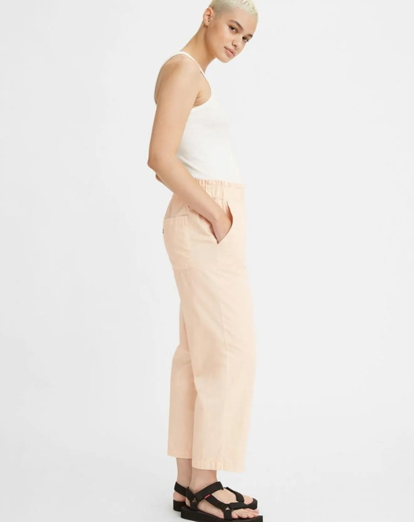 Femme Levi's® Pantalon Scrunchie rose pâle