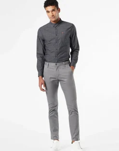 Homme Dockers Pantalon skinny gris