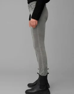 Discount Marc O'Polo Pantalon slim Albi effet Velours gris clair
