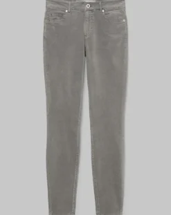 Discount Marc O'Polo Pantalon slim Albi effet Velours gris clair