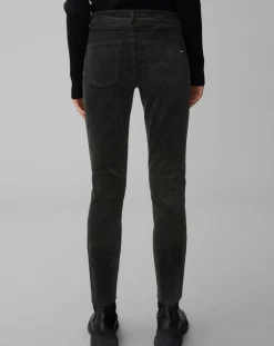 Discount Marc O'Polo Pantalon slim Albi effet Velours noir