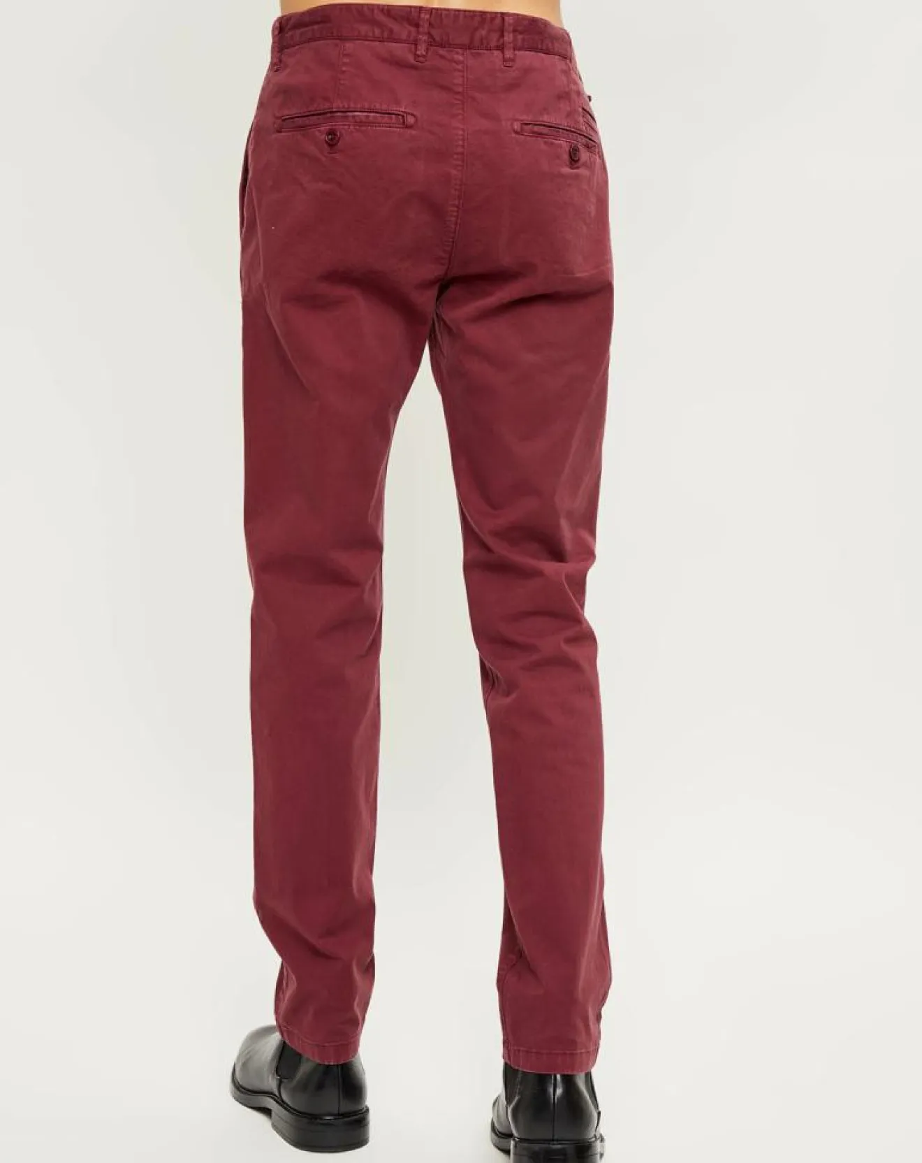 Homme Marc O'Polo Pantalon slim chino Malmo bordeaux