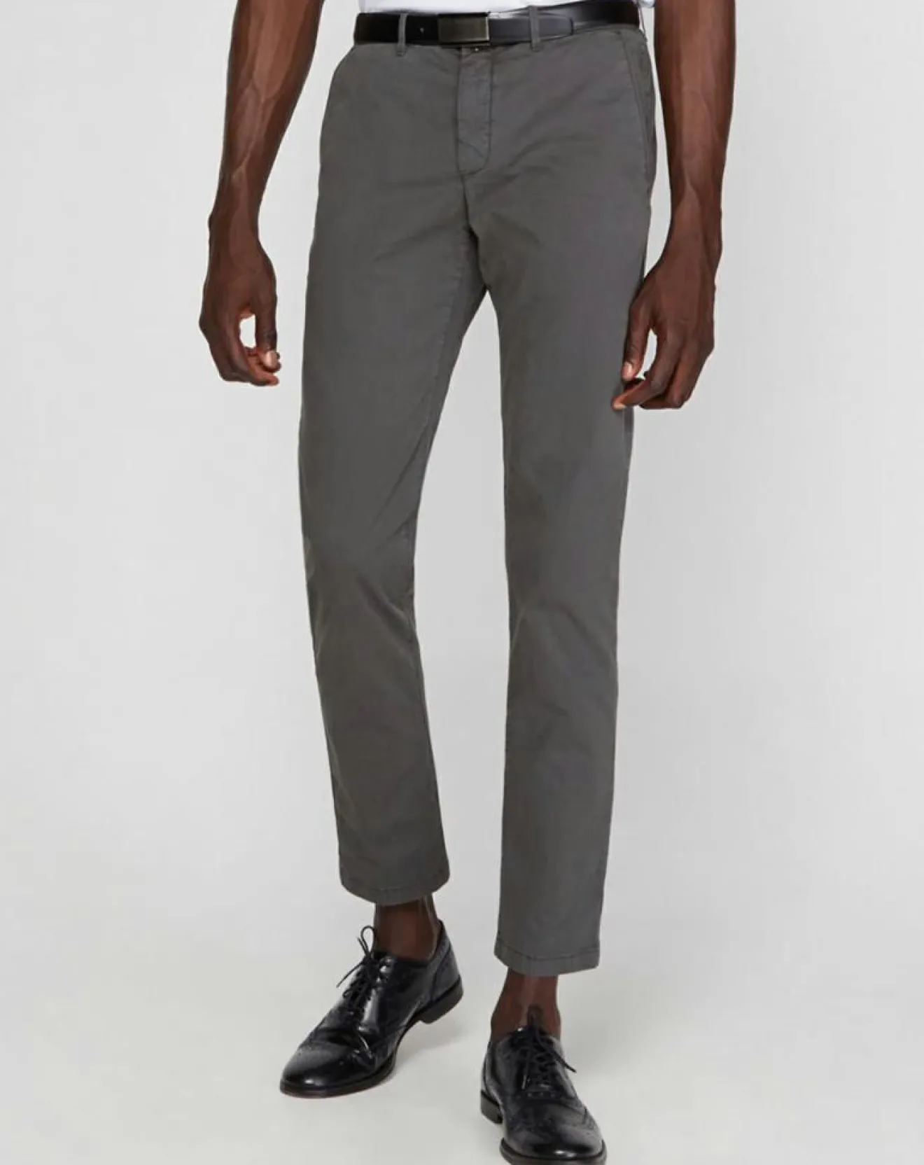 Discount Marc O'Polo Pantalon slim chino Malmo gris foncé