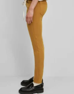 Femme Marc O'Polo Pantalon Slim en Coton bio mélangé Mavas marron clair