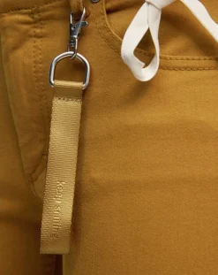 Femme Marc O'Polo Pantalon Slim en Coton bio mélangé Mavas marron clair