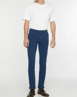 Homme Galeries Lafayette Pantalon slim Kuflex Flex bleu