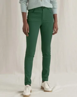 Femme Cyrillus Pantalon slim 7/8ème Sacha vert