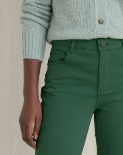 Femme Cyrillus Pantalon slim 7/8ème Sacha vert