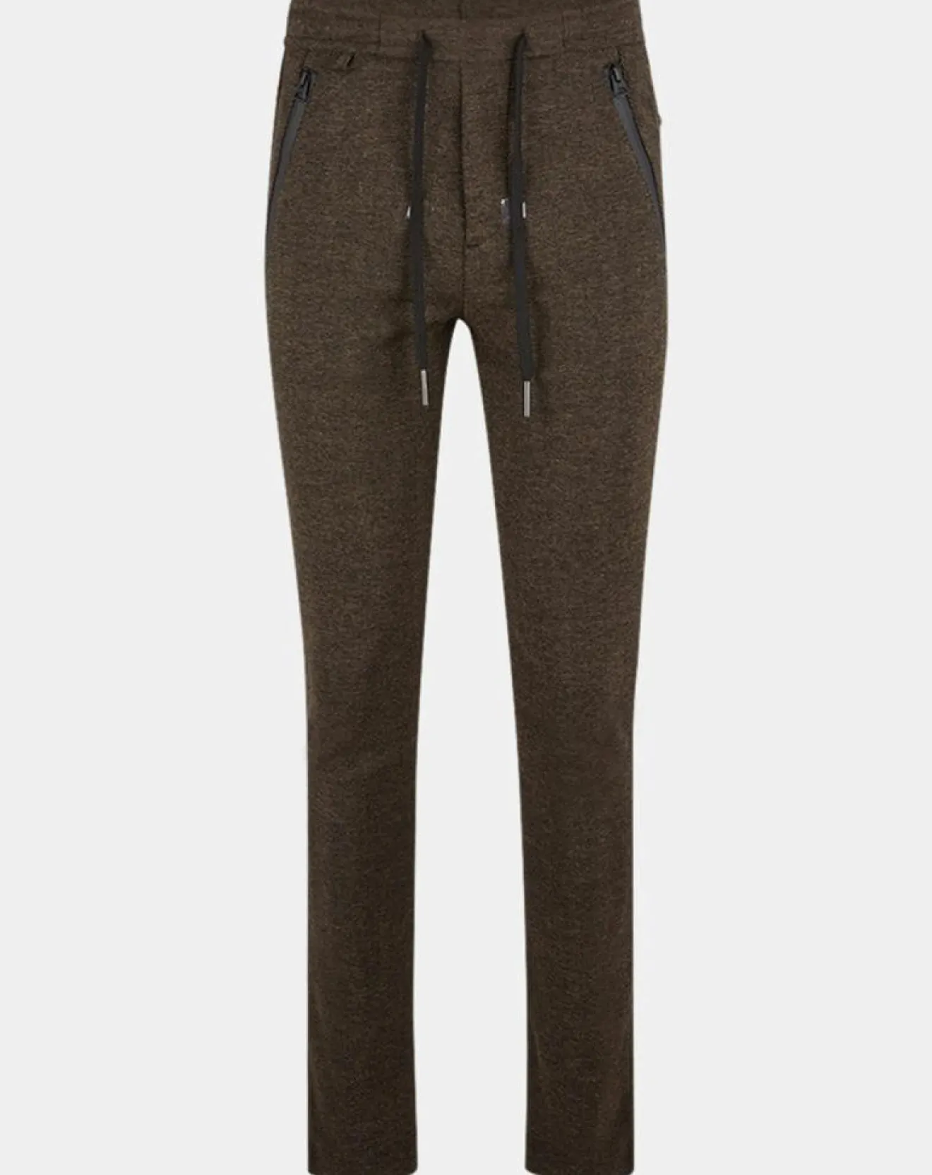 Homme Replay Pantalon Slim Smart Business imprimé chevrons marron