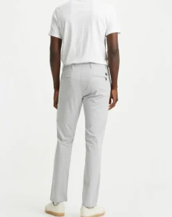 Homme Dockers Pantalon Smart 360 Flex Alpha Khaki Slim Fit gris clair