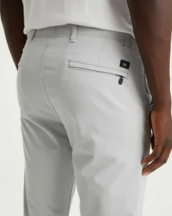Homme Dockers Pantalon Smart 360 Flex Alpha Khaki Slim Fit gris clair