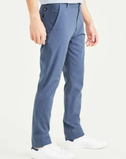 Homme Dockers Pantalon Smart 360 Flex Alpha Khaki Skinny bleu moyen
