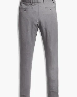 Homme Dockers Pantalon Smart 360 Flex Trouser Slim Fit à rayures gris