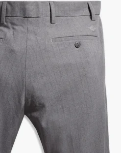 Homme Dockers Pantalon Smart 360 Flex Trouser Slim Fit à rayures gris