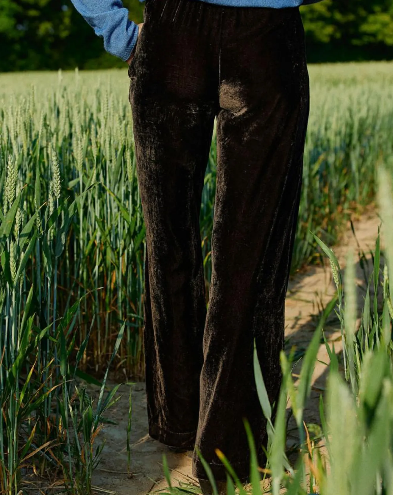 Femme Lauren Vidal Pantalon Solo café