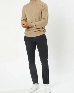 Homme Marc O'Polo Pantalon Stig Tapered twill noir