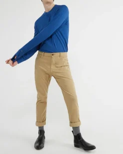 Homme Quiksilver Pantalon Straight Stretch Krandy beige