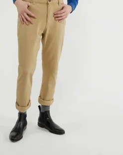 Homme Quiksilver Pantalon Straight Stretch Krandy beige