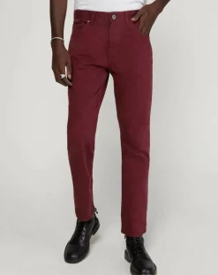 Homme Marc O'Polo Pantalon stretch droit 5 poches bordeaux