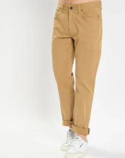 Homme Marc O'Polo Pantalon stretch droit 5 poches beige