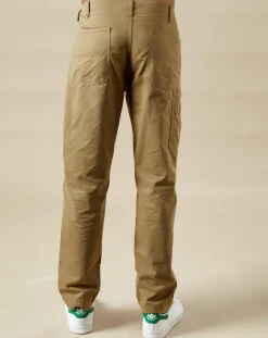 Homme Hartford Pantalon Theo fines rayures maize