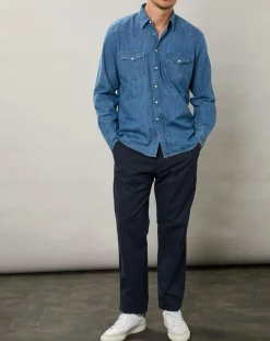 Homme Hartford Pantalon Tyron marin foncé