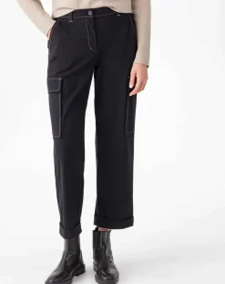 Femme Indies Pantalon Victoire noir/beige