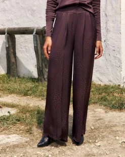 New Lauren Vidal Pantalon Willy raisin