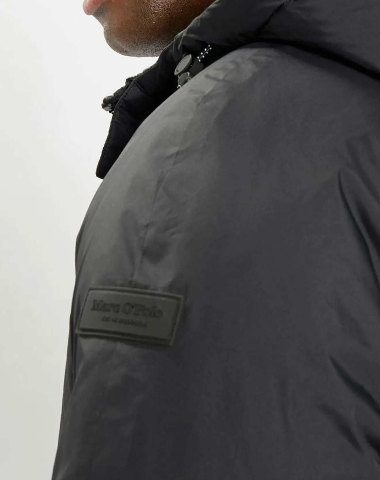 Homme Marc O'Polo Parka à capuche Repreeve noire