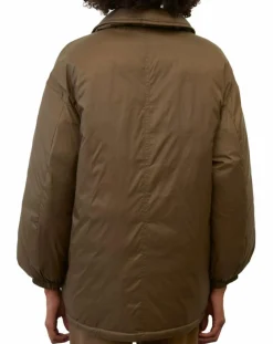 Femme Marc O'Polo Parka boutons nylon marron