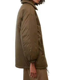Femme Marc O'Polo Parka boutons nylon marron