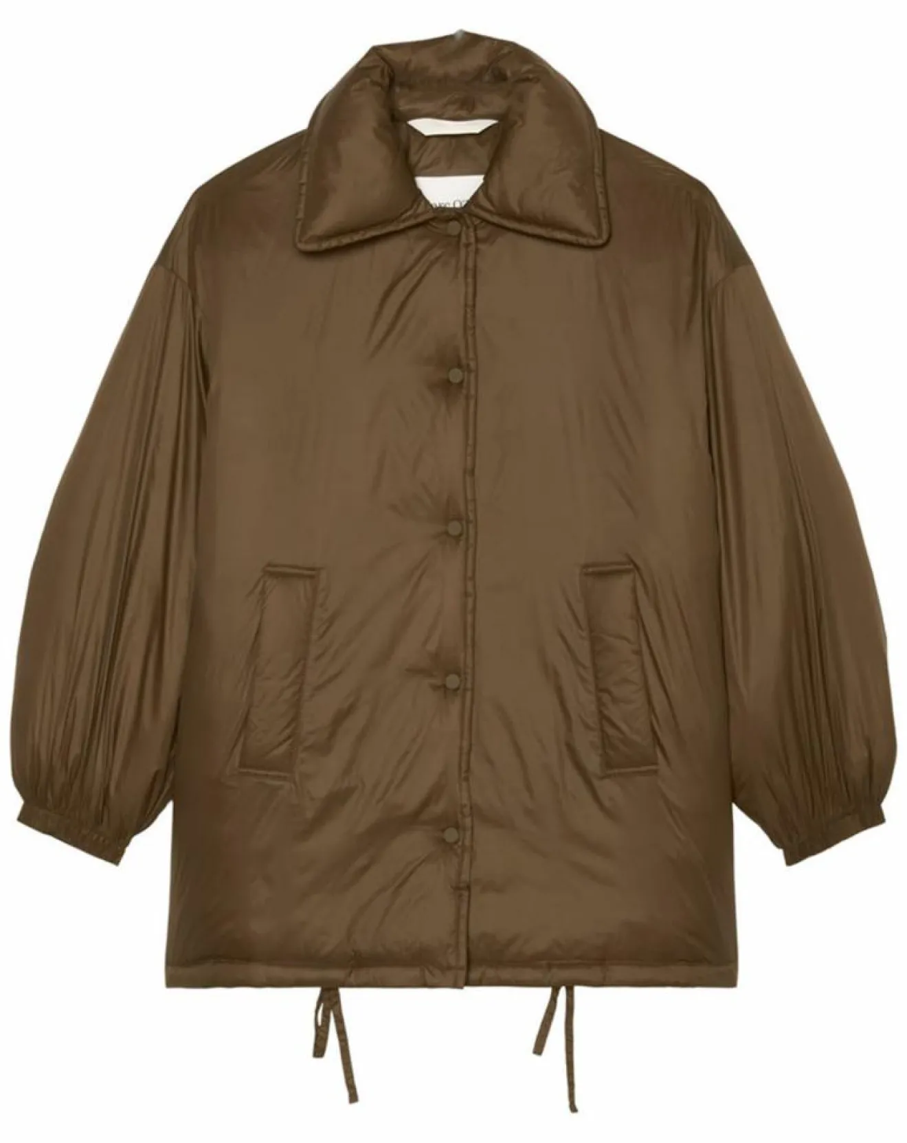 Femme Marc O'Polo Parka boutons nylon marron