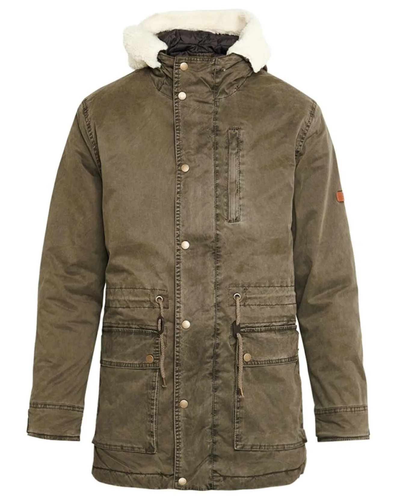 Best Pepe Jeans Parka capuche Mitsio kaki