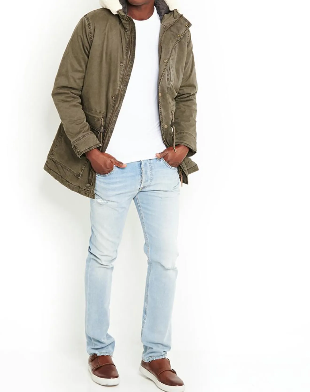 Best Pepe Jeans Parka capuche Mitsio kaki