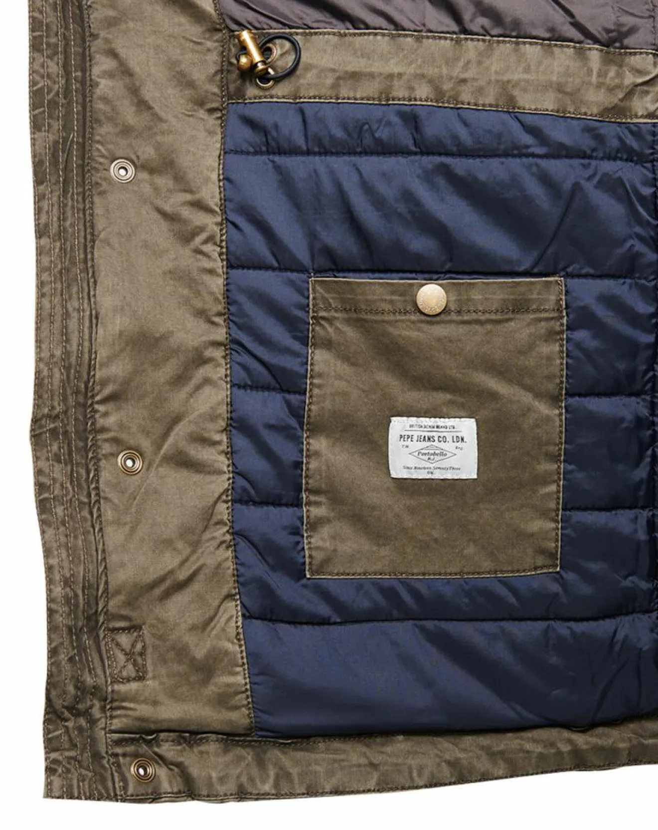 Best Pepe Jeans Parka capuche Mitsio kaki